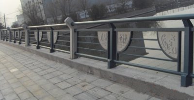 河道桥梁护栏 0.6m 简约花纹